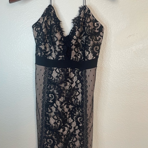 ♥️Mind Code Black and Cream Lace Chemise - Picture 5 of 10